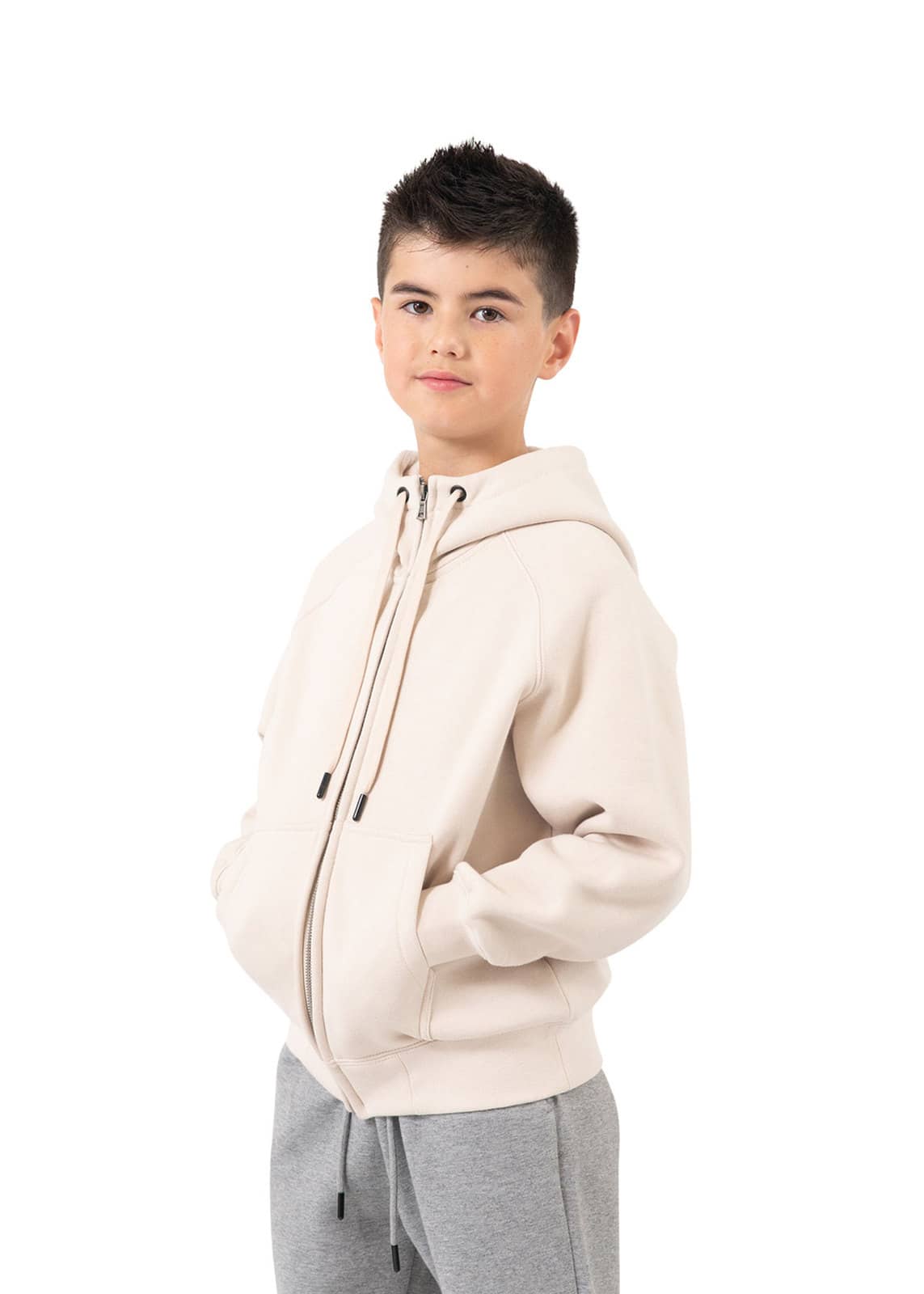 Womens/Junior' Cotton Care Kangaroo Pocket Zipper Hoodie