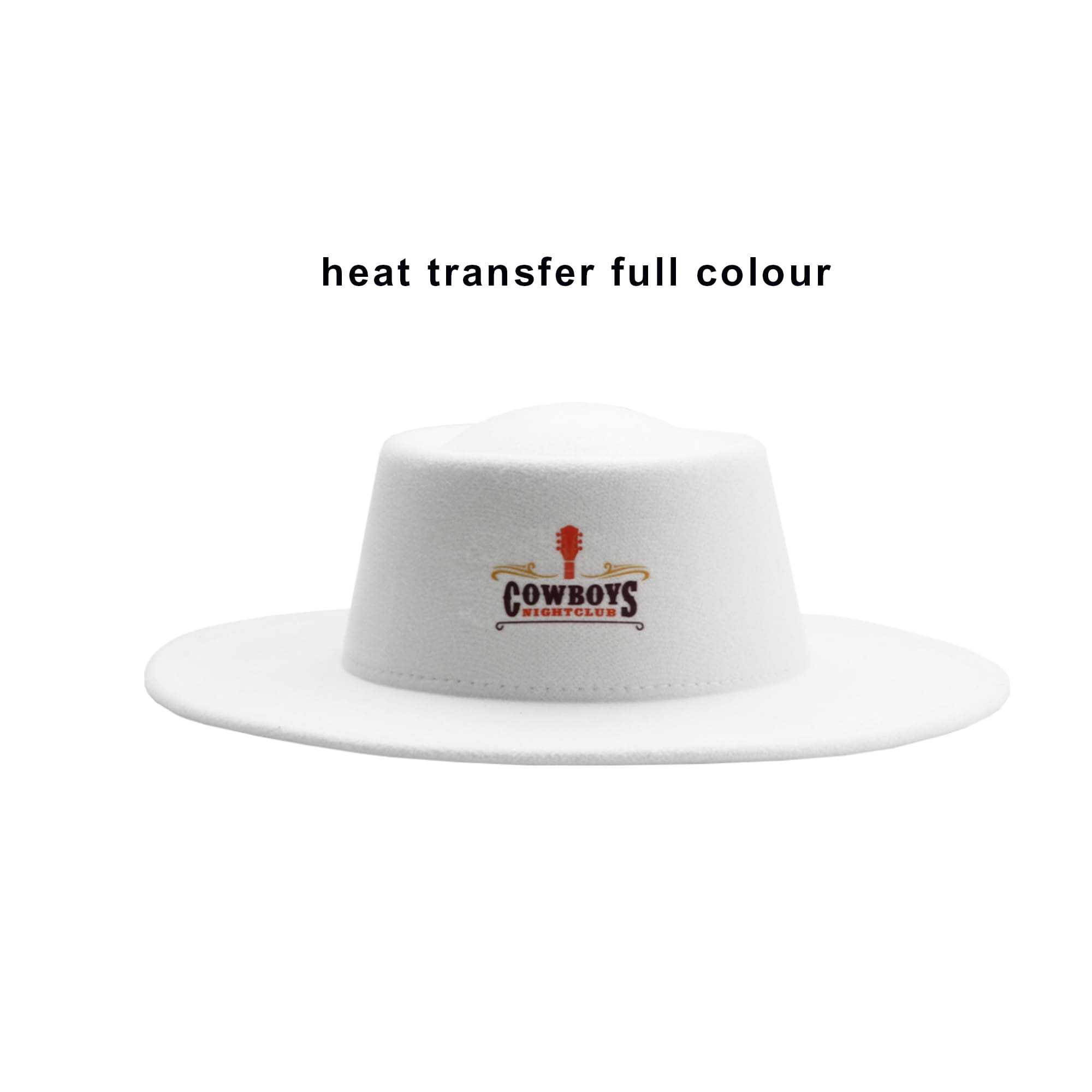 Flat Top Felt Fedora Hat