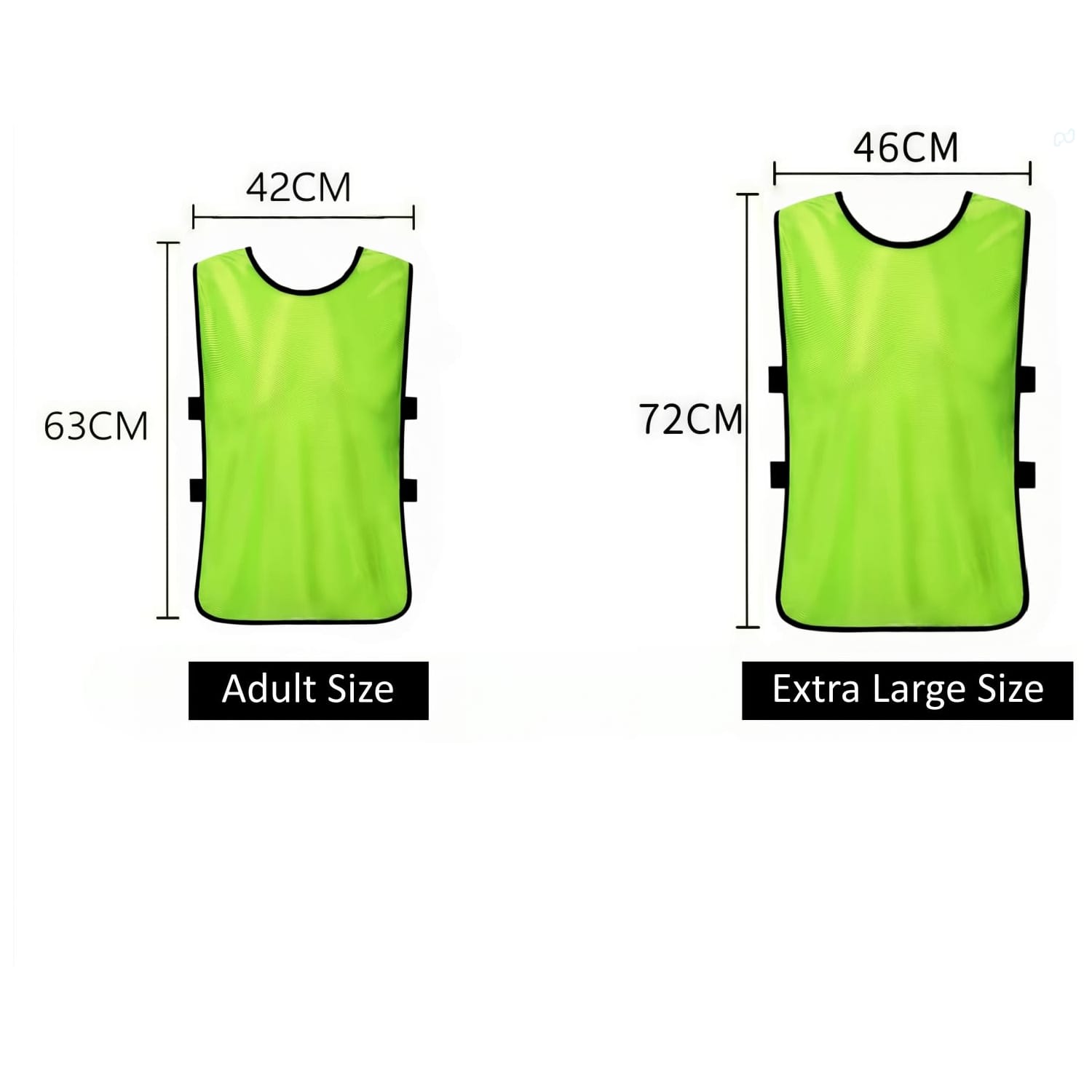 100% Polyester Mercerized Sublimated Training Bib With Strap