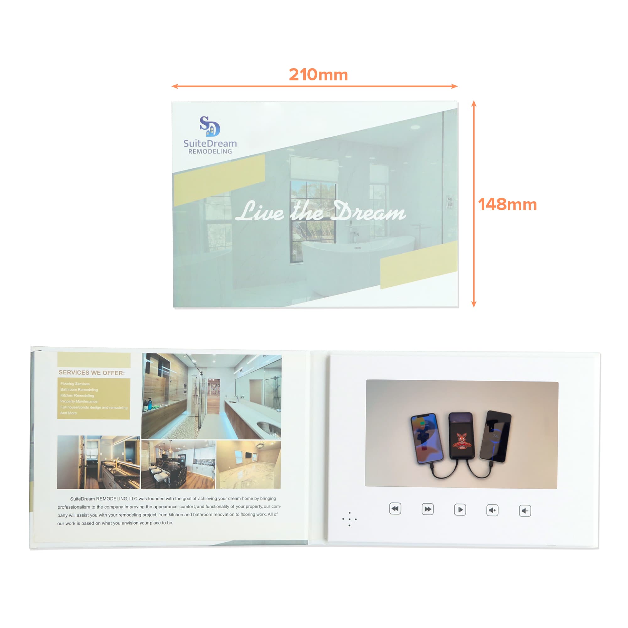 7inch LCD Video Brochure