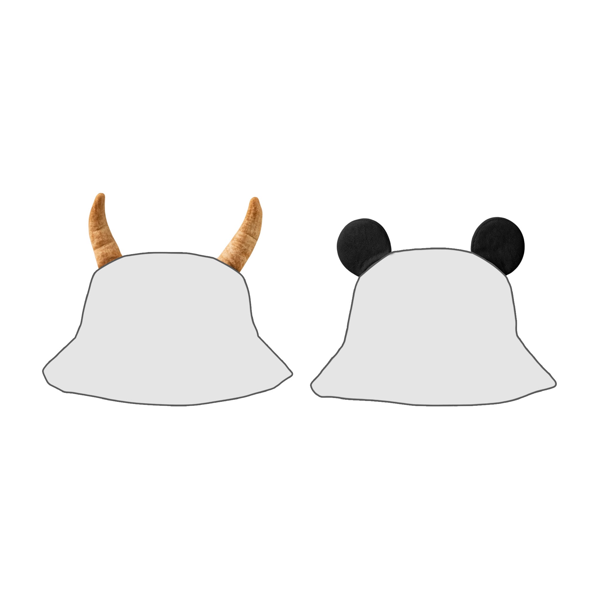 Custom Animal-Ear Bucket Hat
