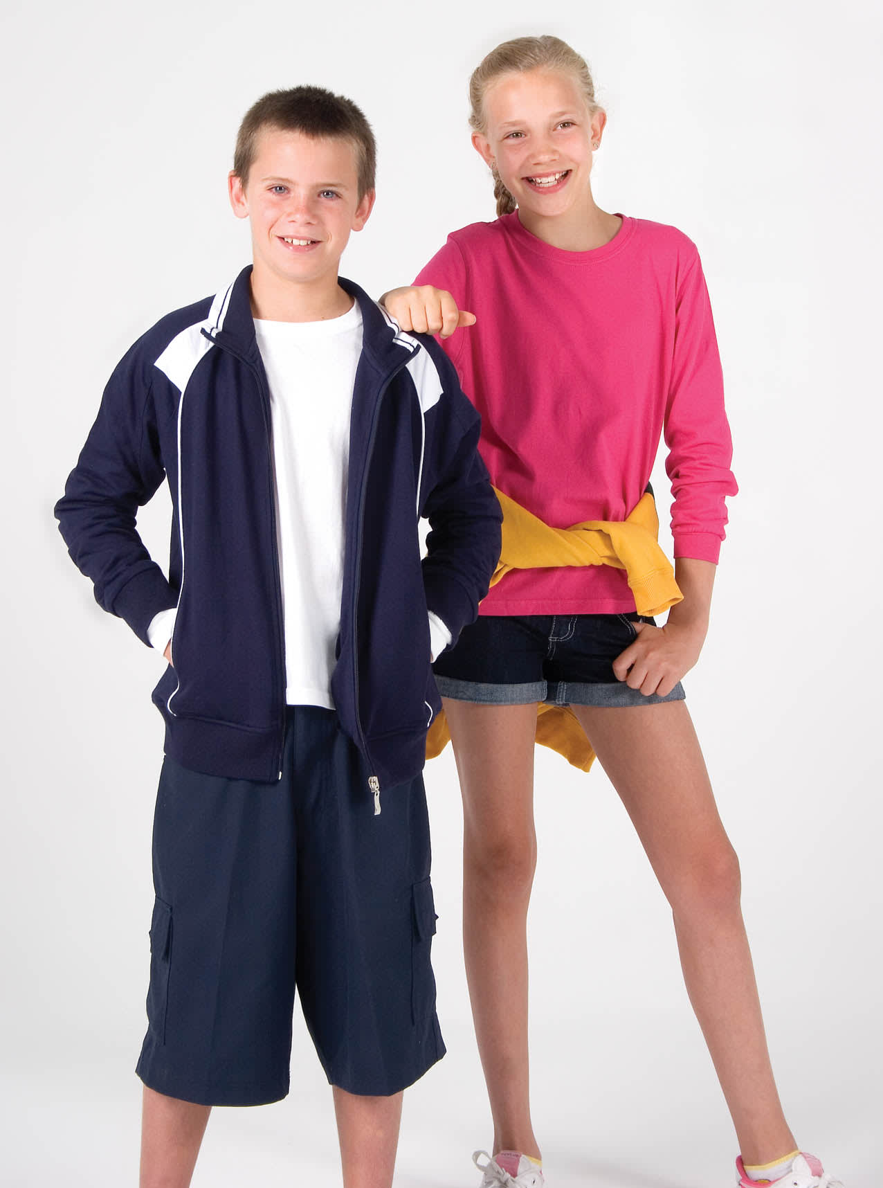 Womens/Juniors Unbrushed Contrast Jacket