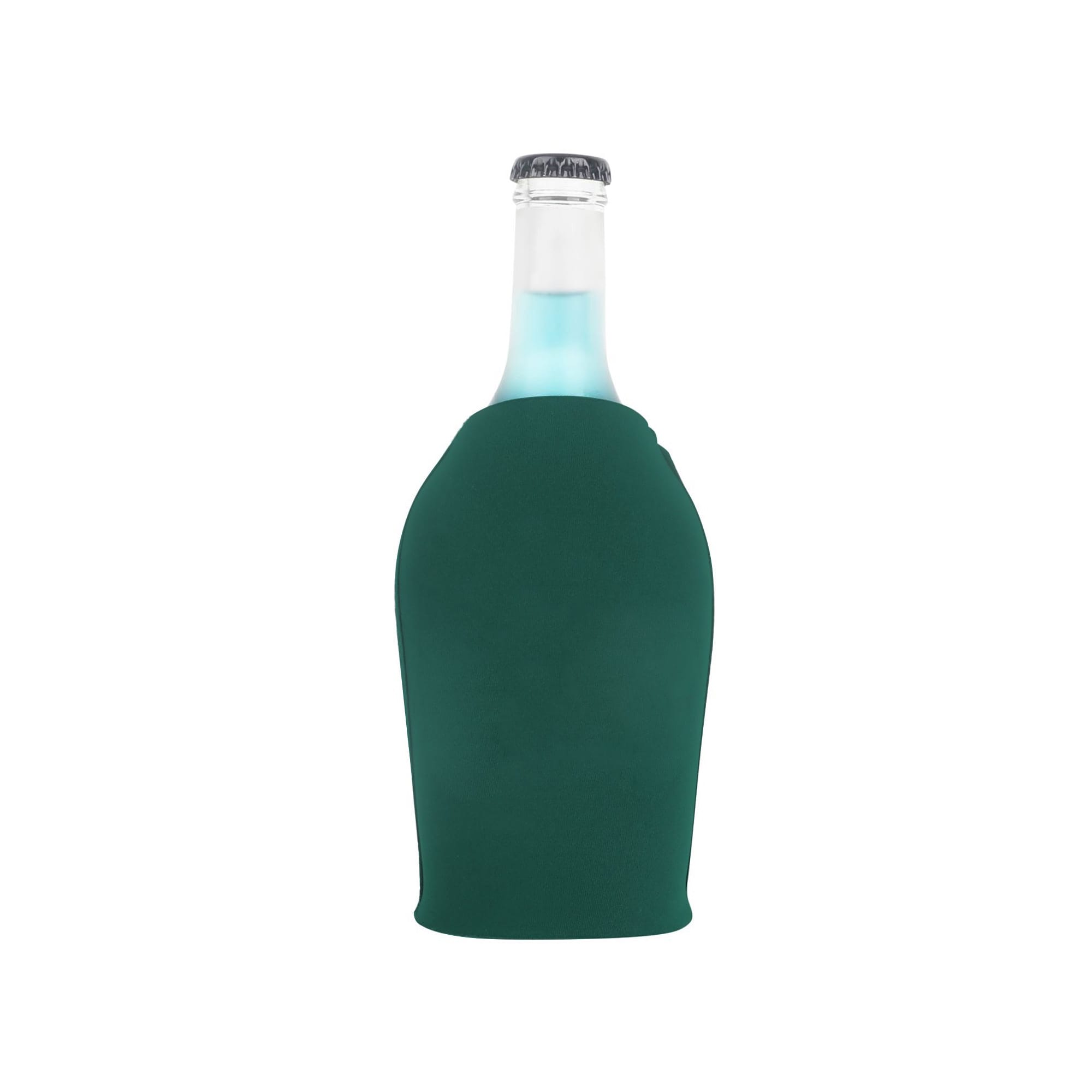 Short Bottle Cooler with Zipper