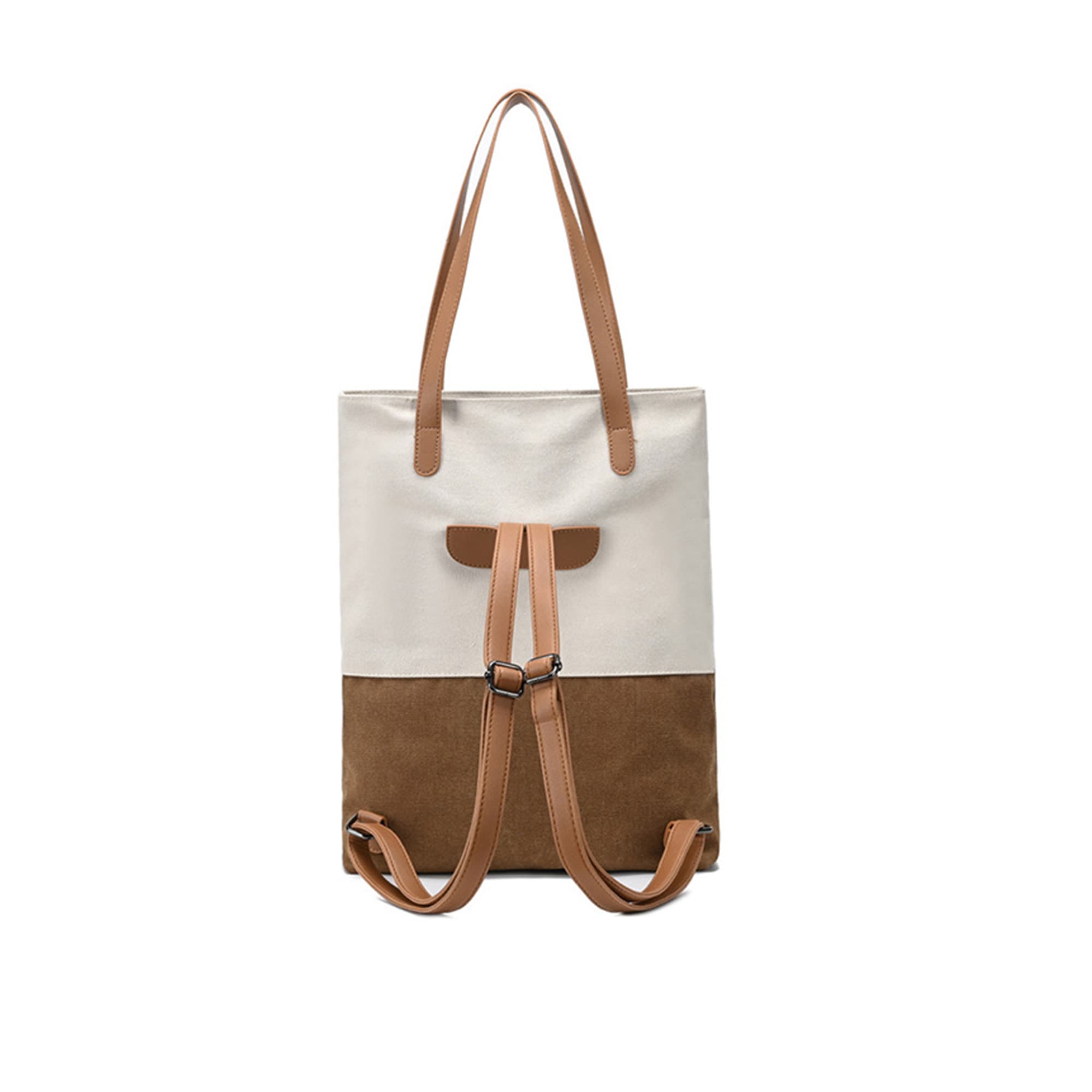Convertible Canvas Backpack to Tote Bag