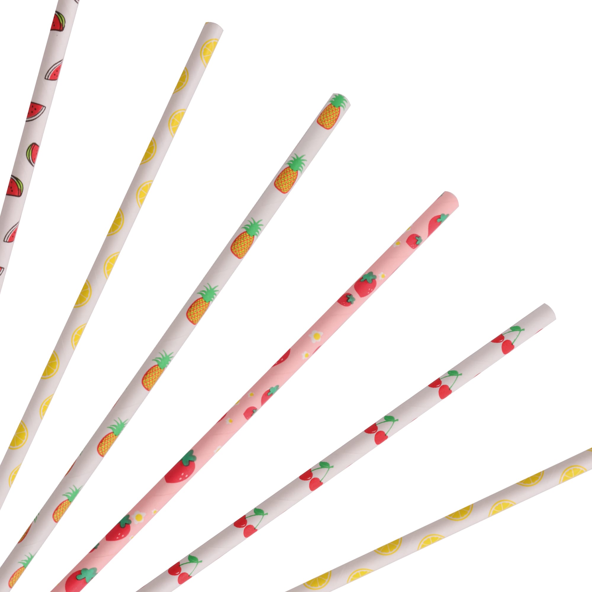 Disposable 3-ply Straight Drinking Paper Straw