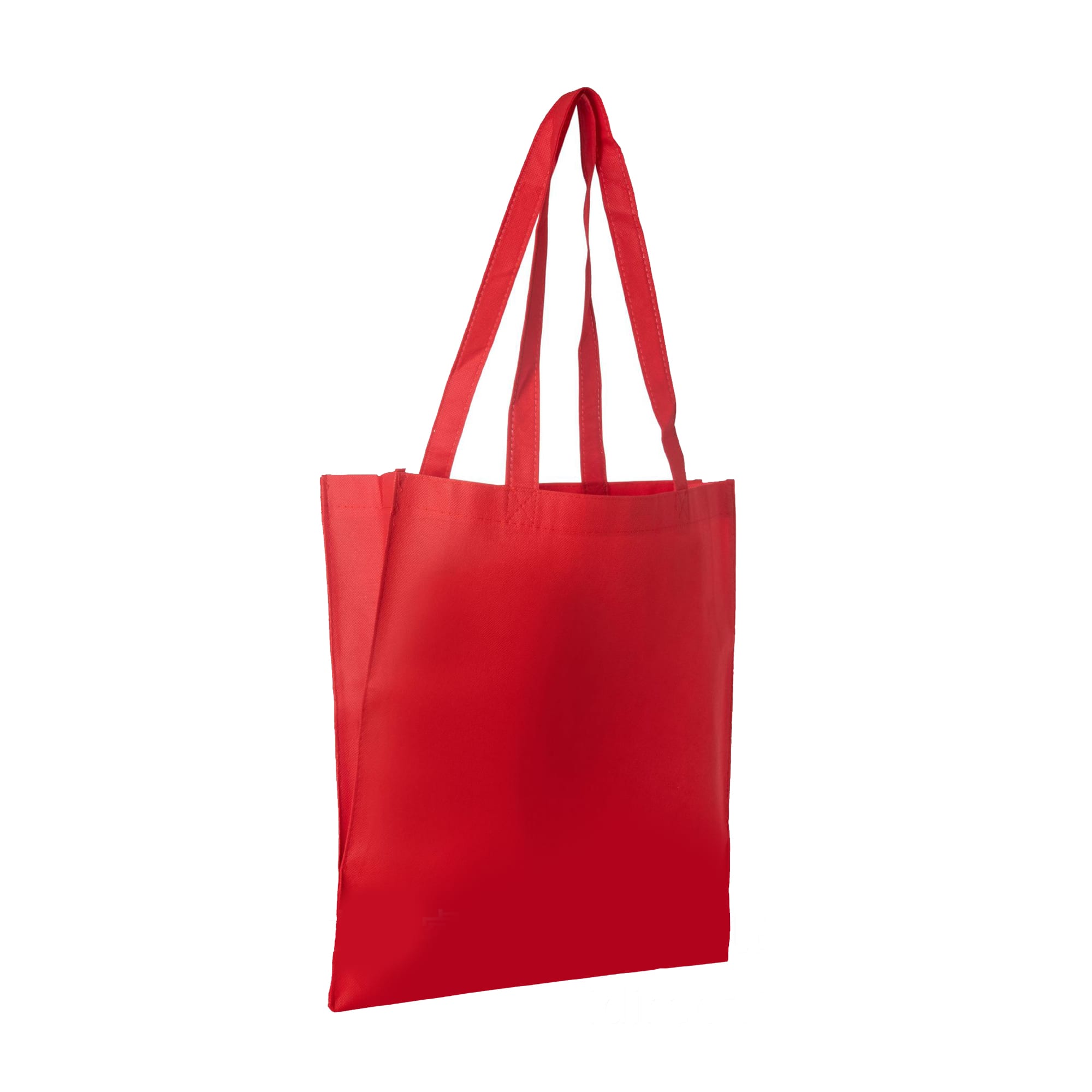 Non Woven Long Handle Bag with V Gusset