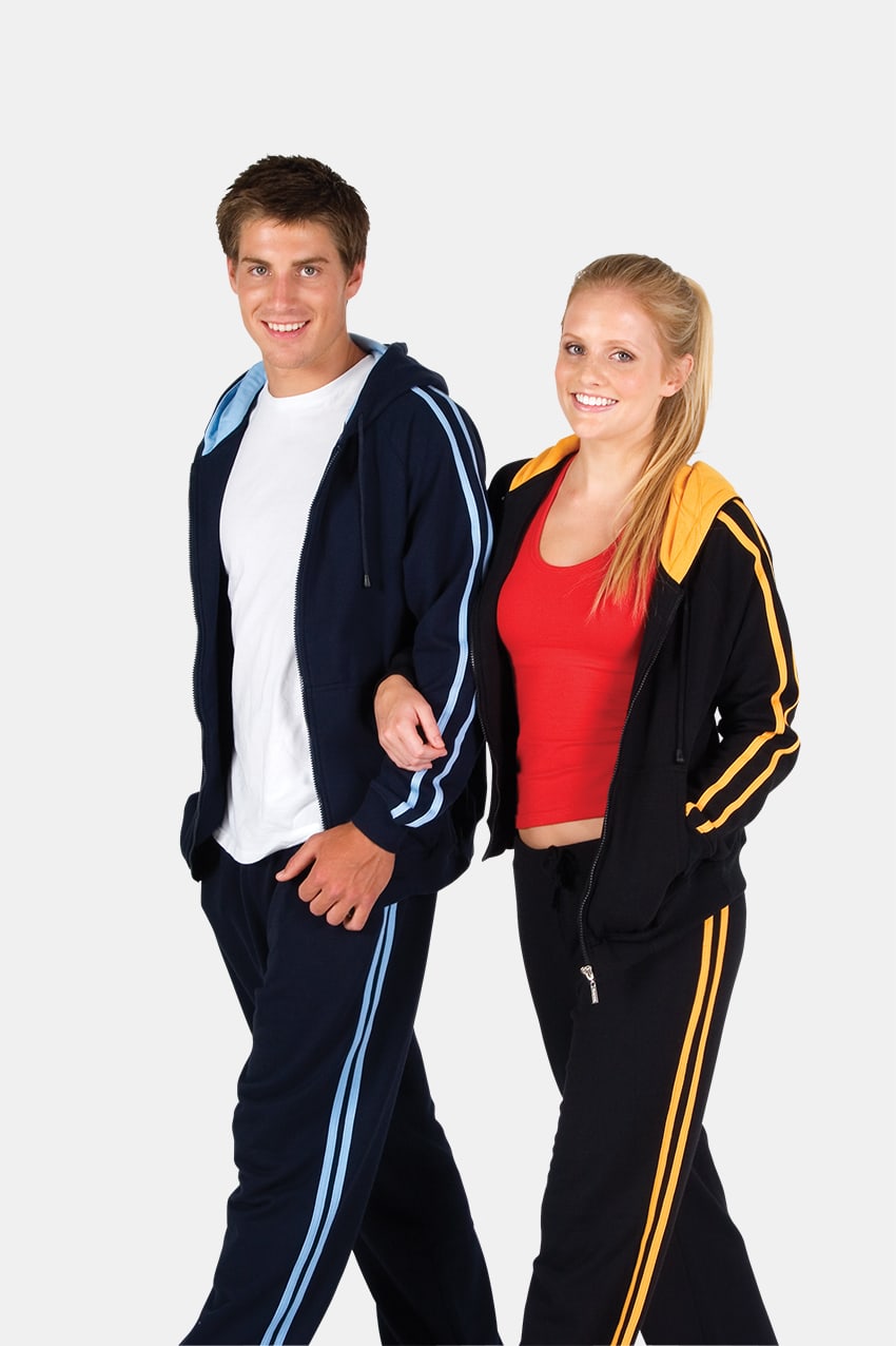 Womens/Junior stripe sleeves Hoodies
