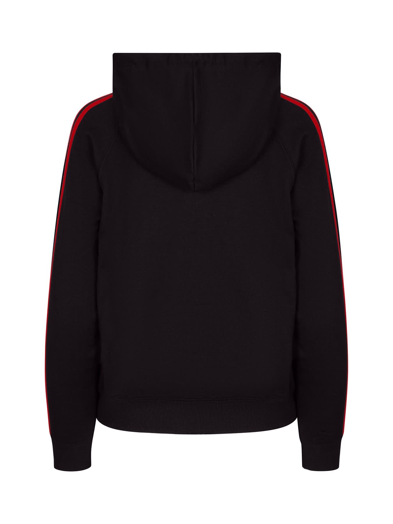 Womens/Junior stripe sleeves Hoodies