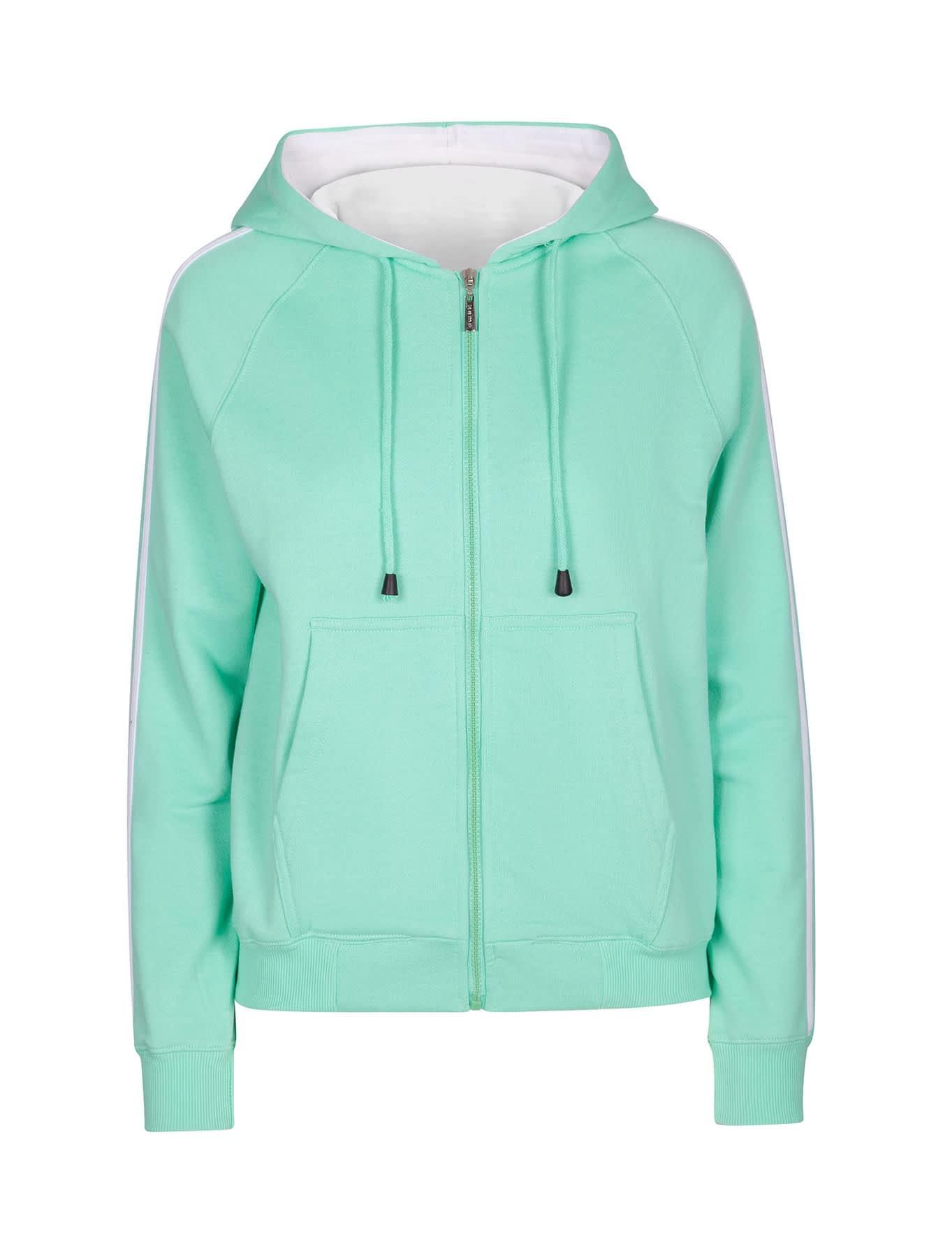Womens/Junior stripe sleeves Hoodies
