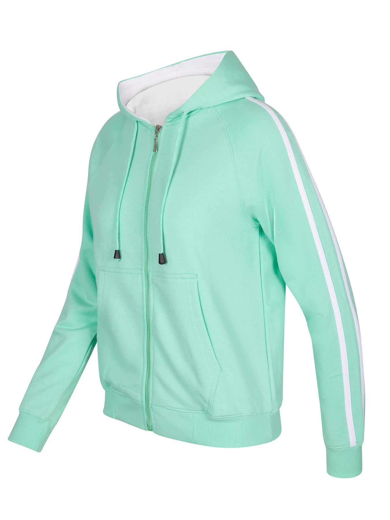 Womens/Junior stripe sleeves Hoodies