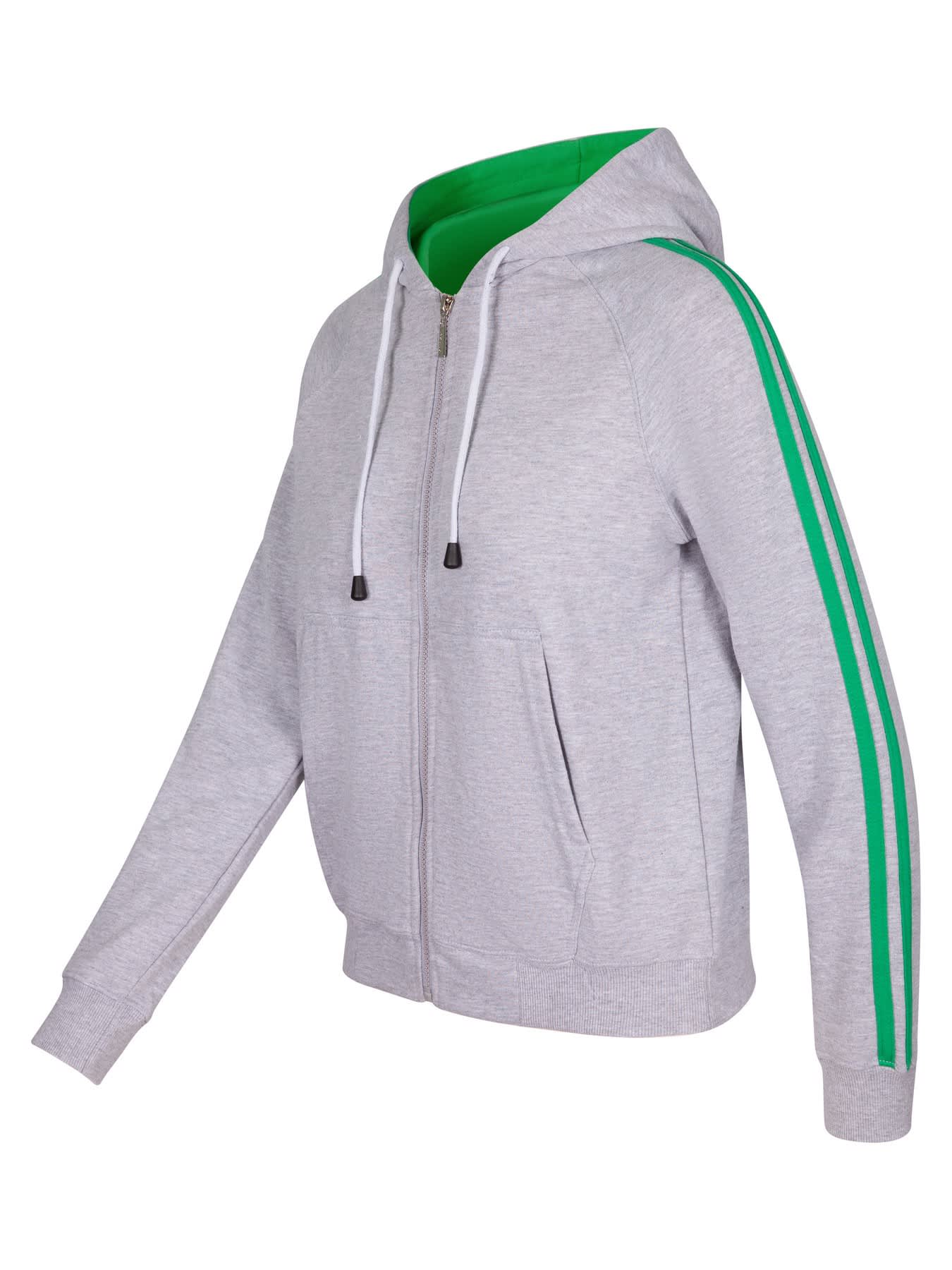 Womens/Junior stripe sleeves Hoodies