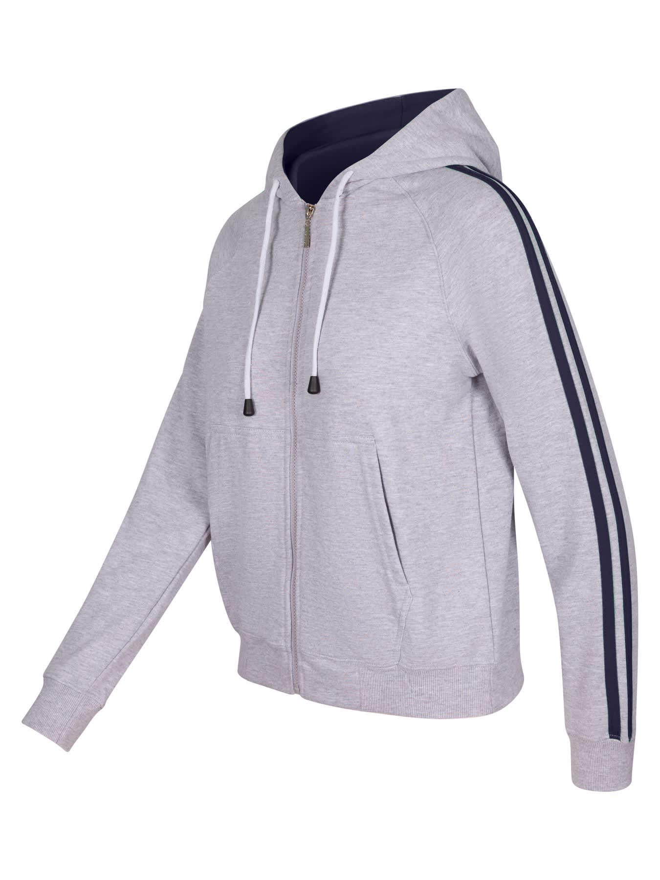 Womens/Junior stripe sleeves Hoodies