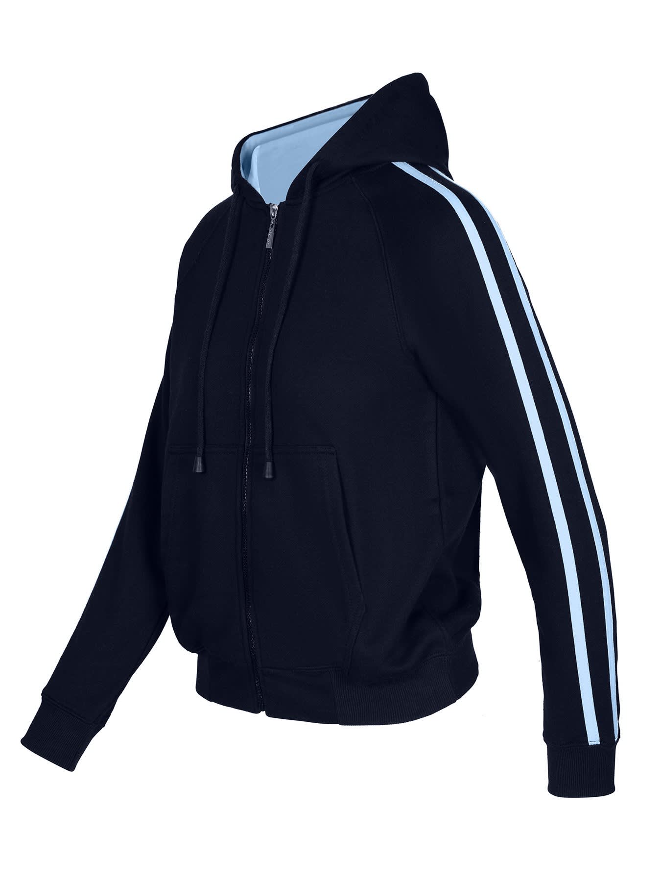 Womens/Junior stripe sleeves Hoodies