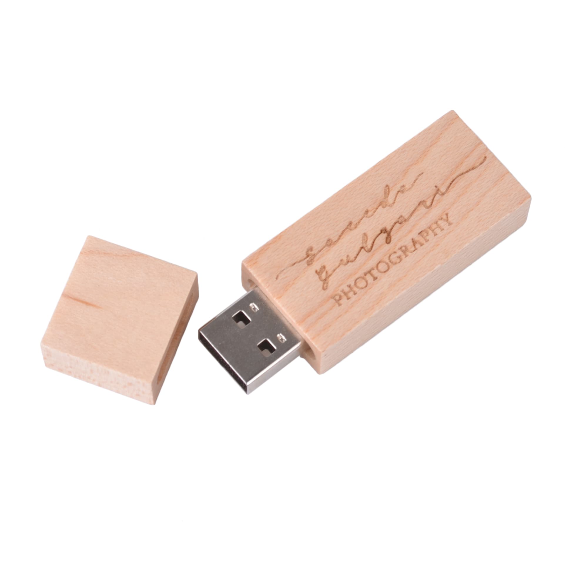 Rectangle Wooden Flash Drive