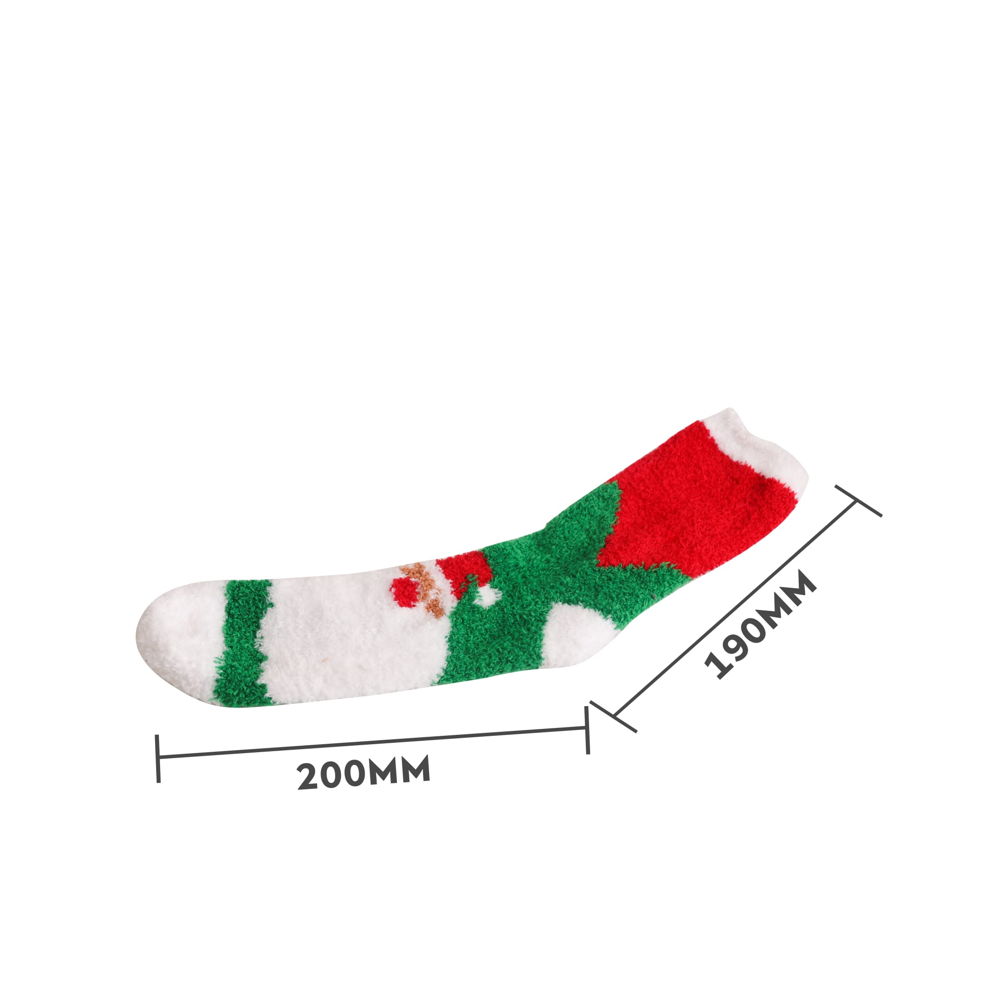 Crew Custom Pattern Coral Fleece Socks