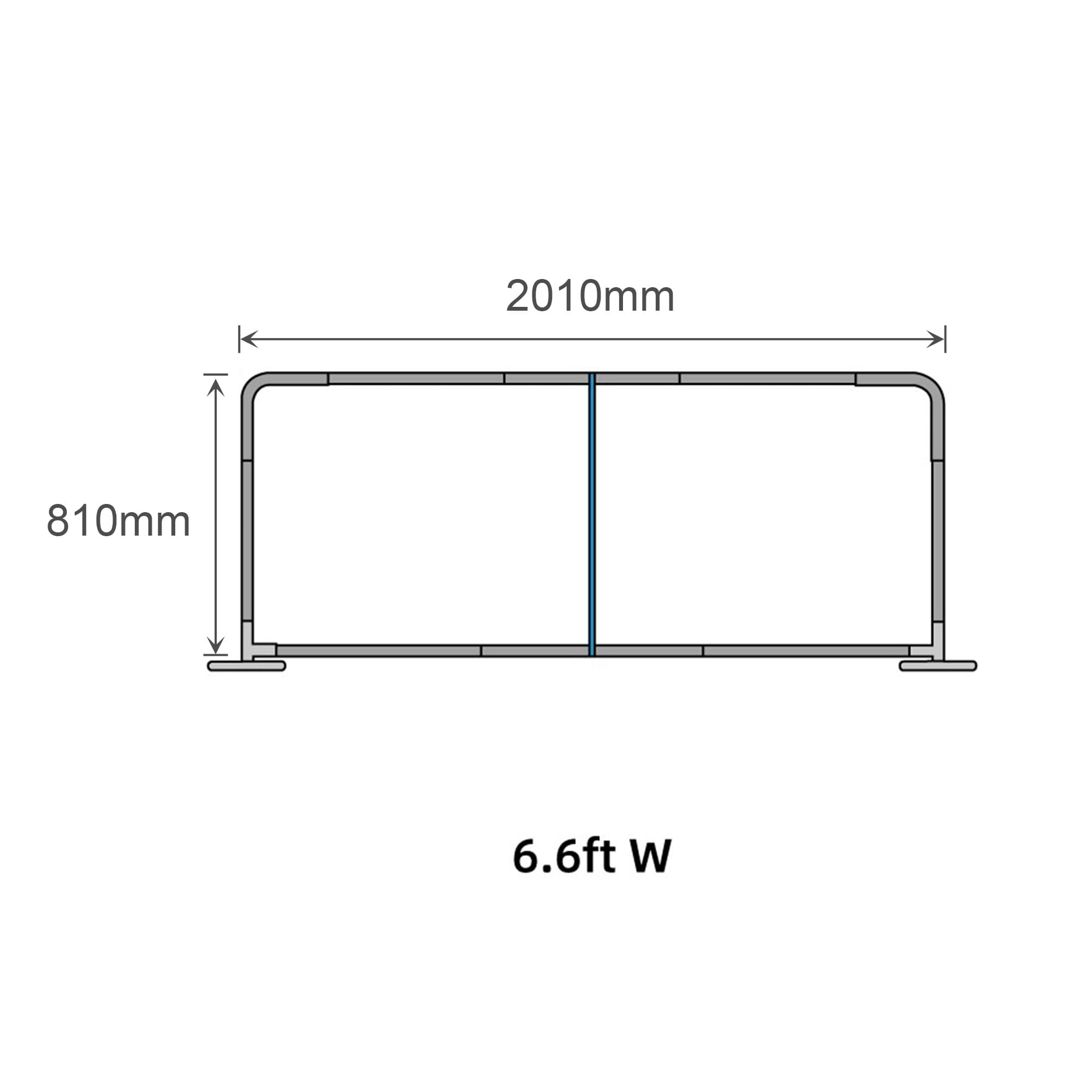 Sidewalk Cafe Barrier (81x201cm)