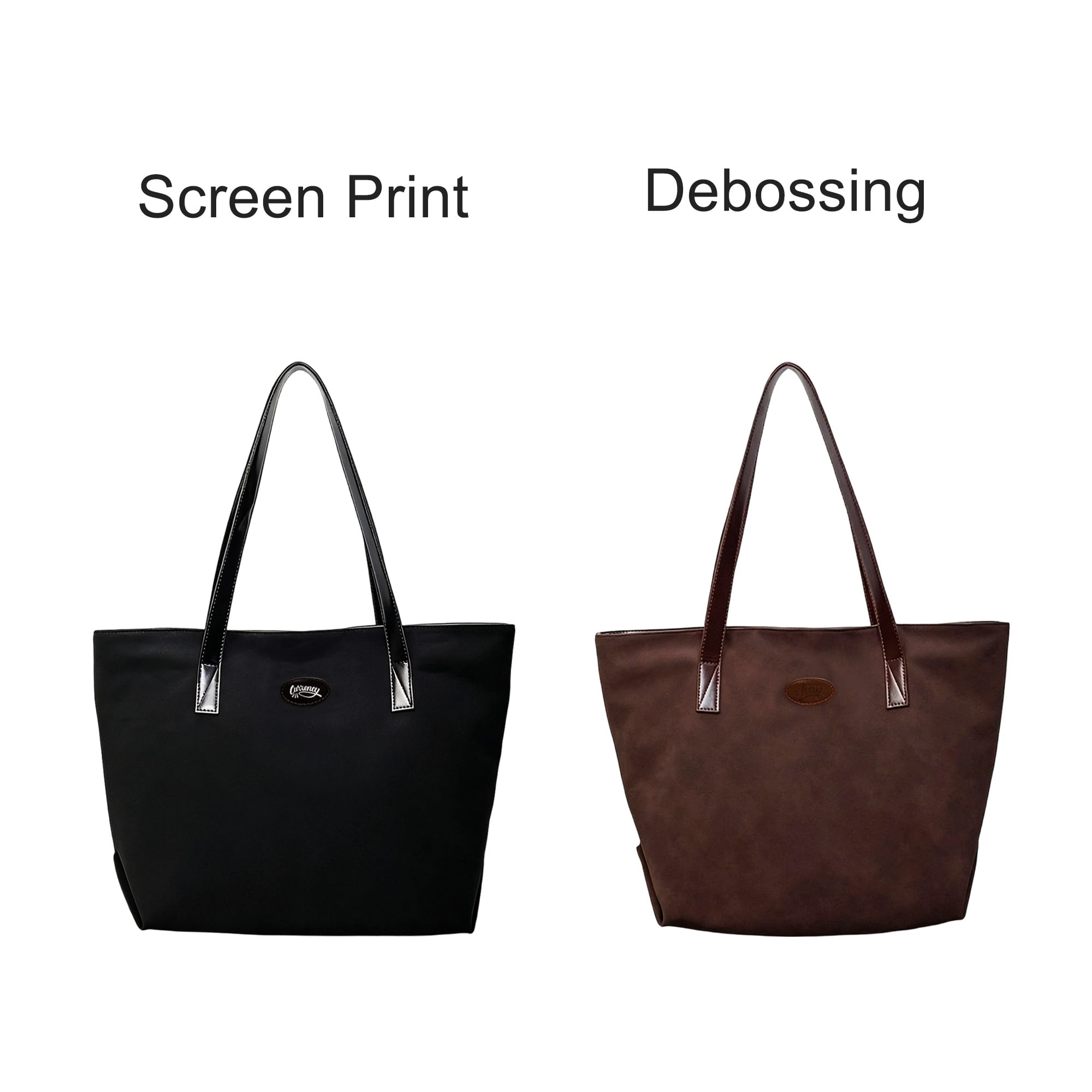 Suede Leather Tote Bag