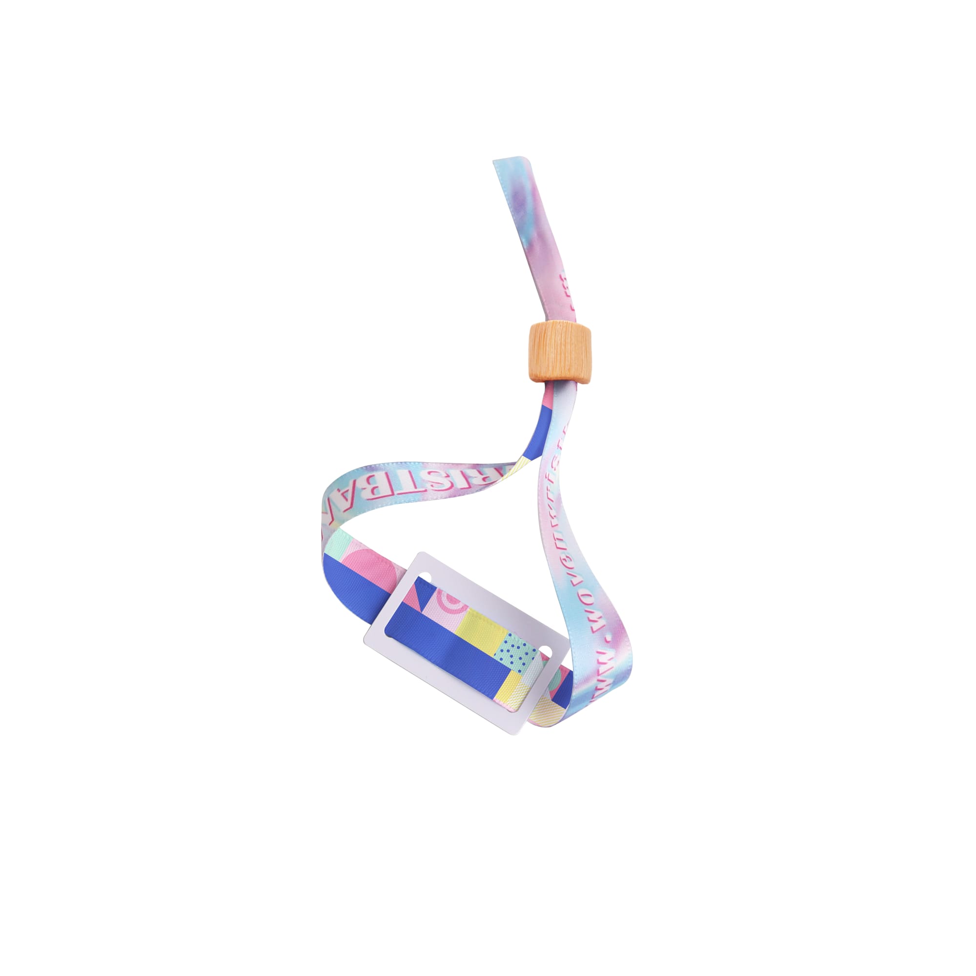 RPET Fabric Wristband with RFID Card