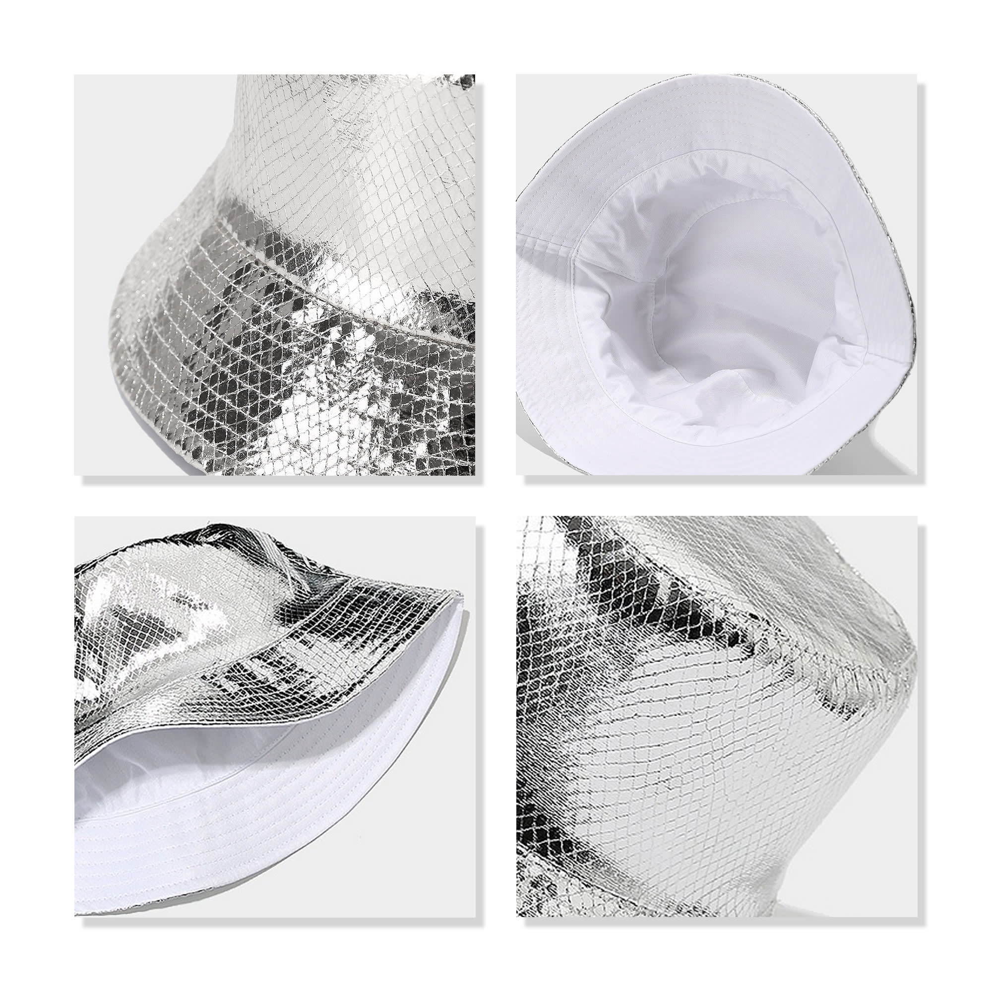 Laser Glitter Bucket Hat