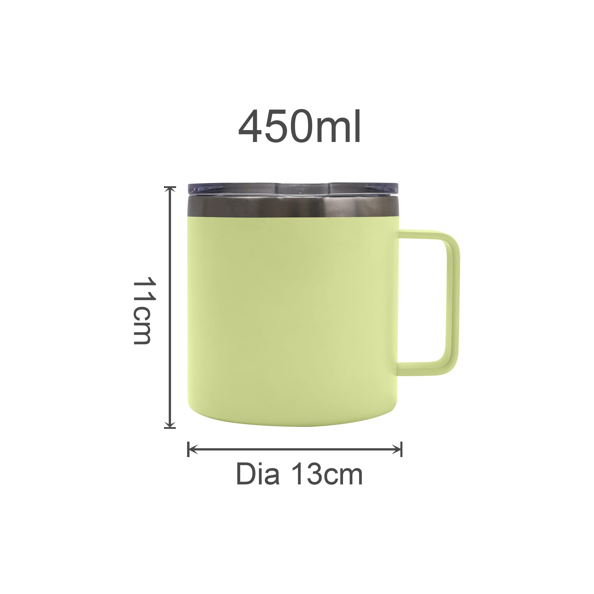 450ML RCS Recycled Stainless Steel Office Coffee Cup