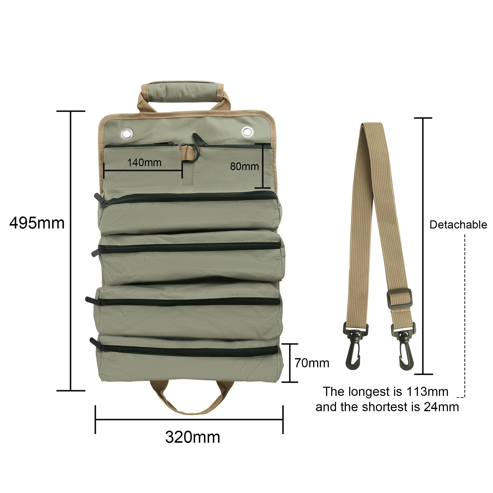 Roll Up Tool Bag