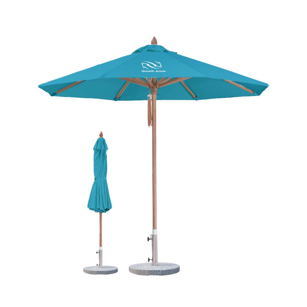 2x2m Wind-resistant Octagon Stock Colour Outdoor Umbrella