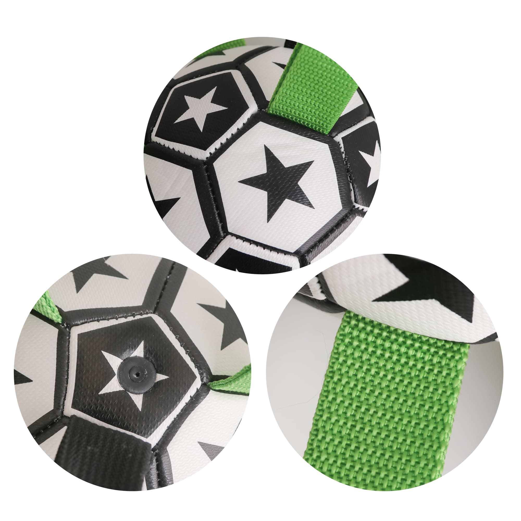 Dog Soccer Ball With Grab Tabs