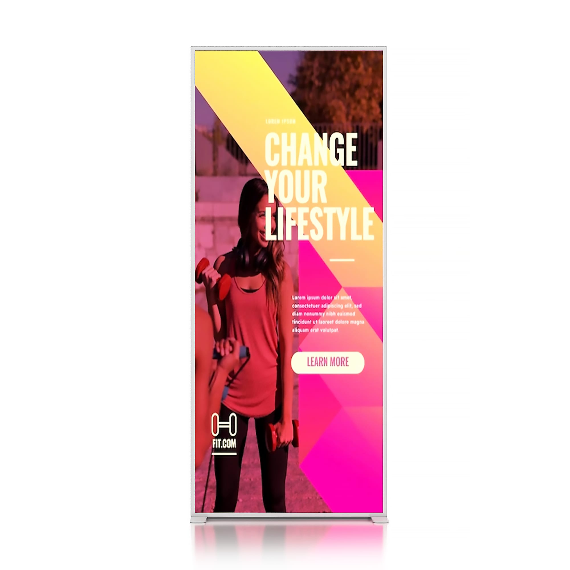SEG Backlit LED Light Box Display (100 x 240cm)