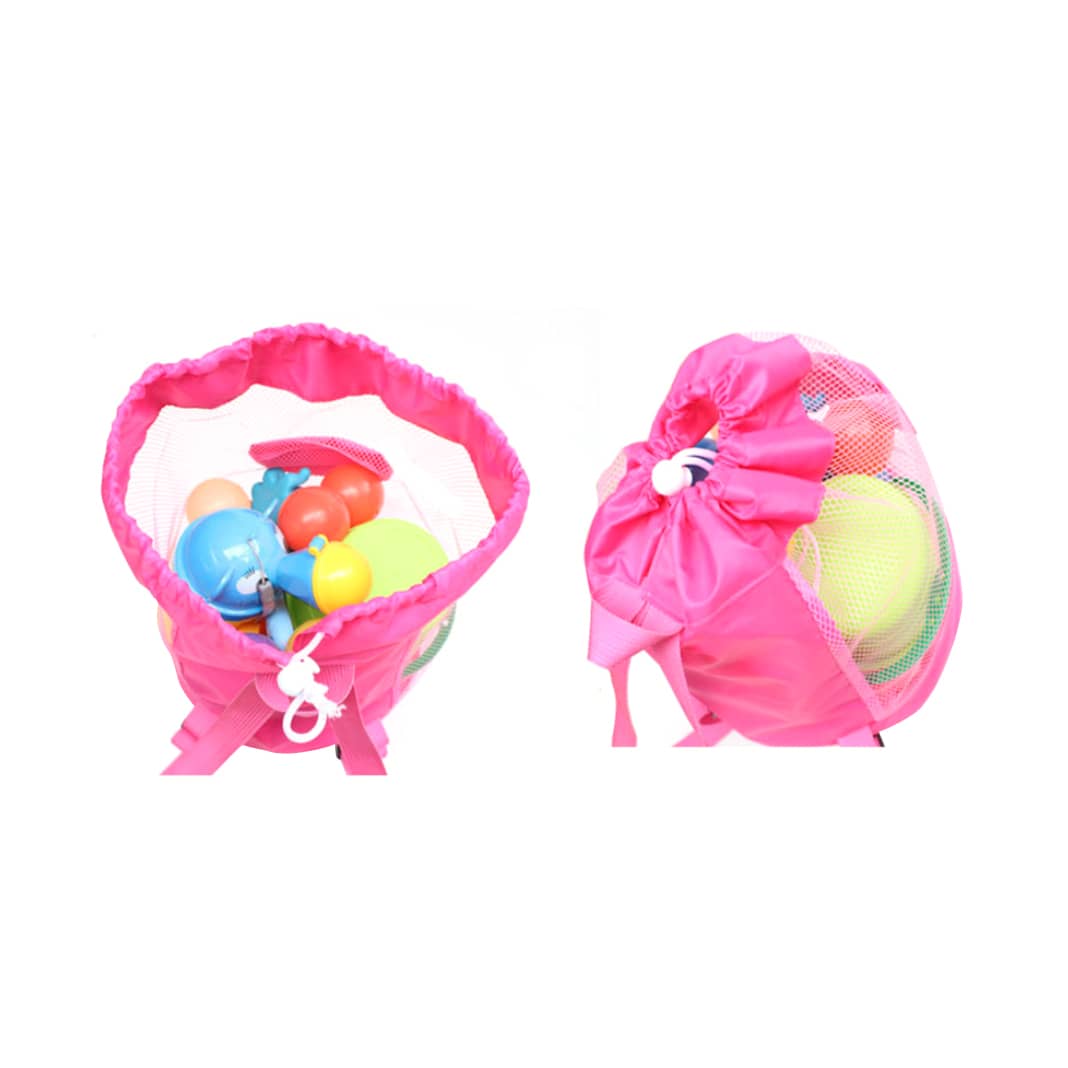 Foldable Mesh Drawstring Backpack