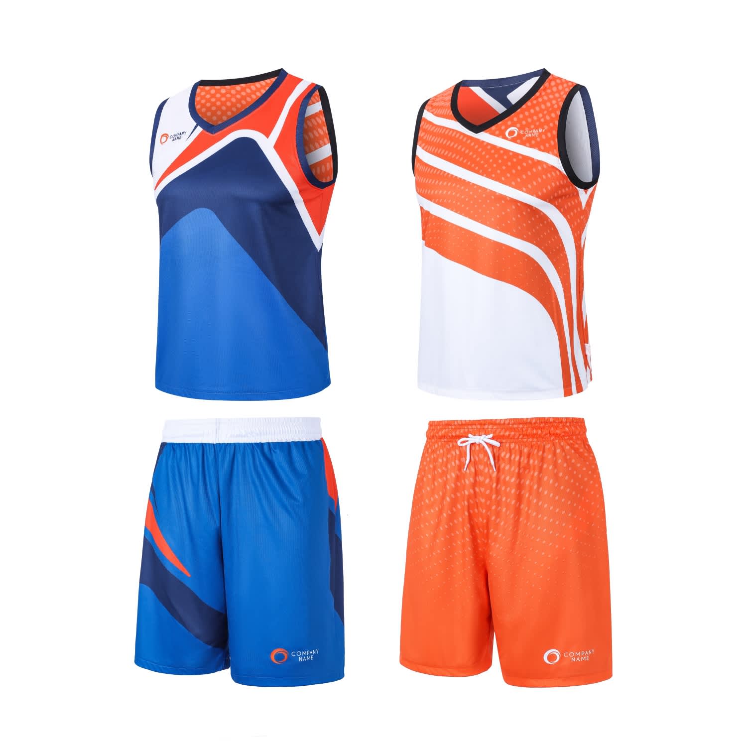 Unisex Adults 100% Polyester Sublimated Reversible Basketball Shorts