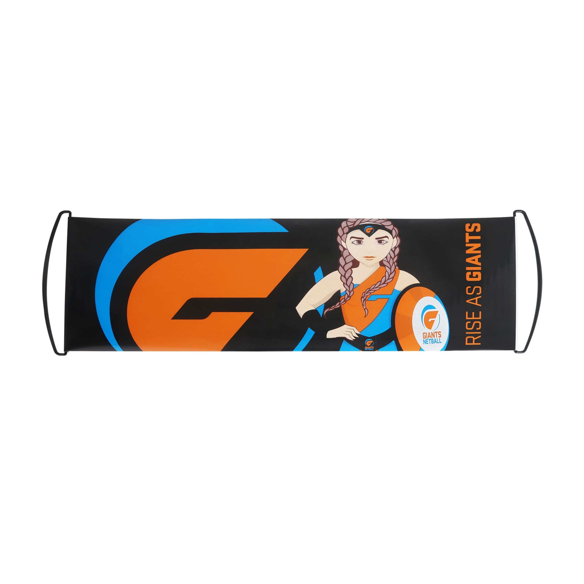Hand Held Roll Out Fan Flag