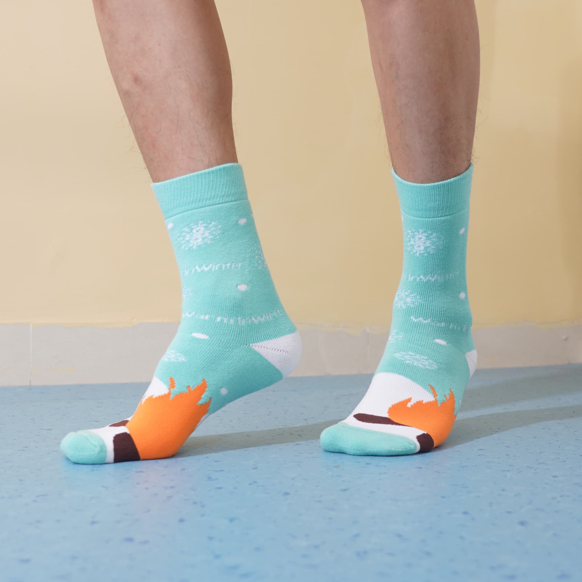 Crew Thermal Custom Pattern Socks