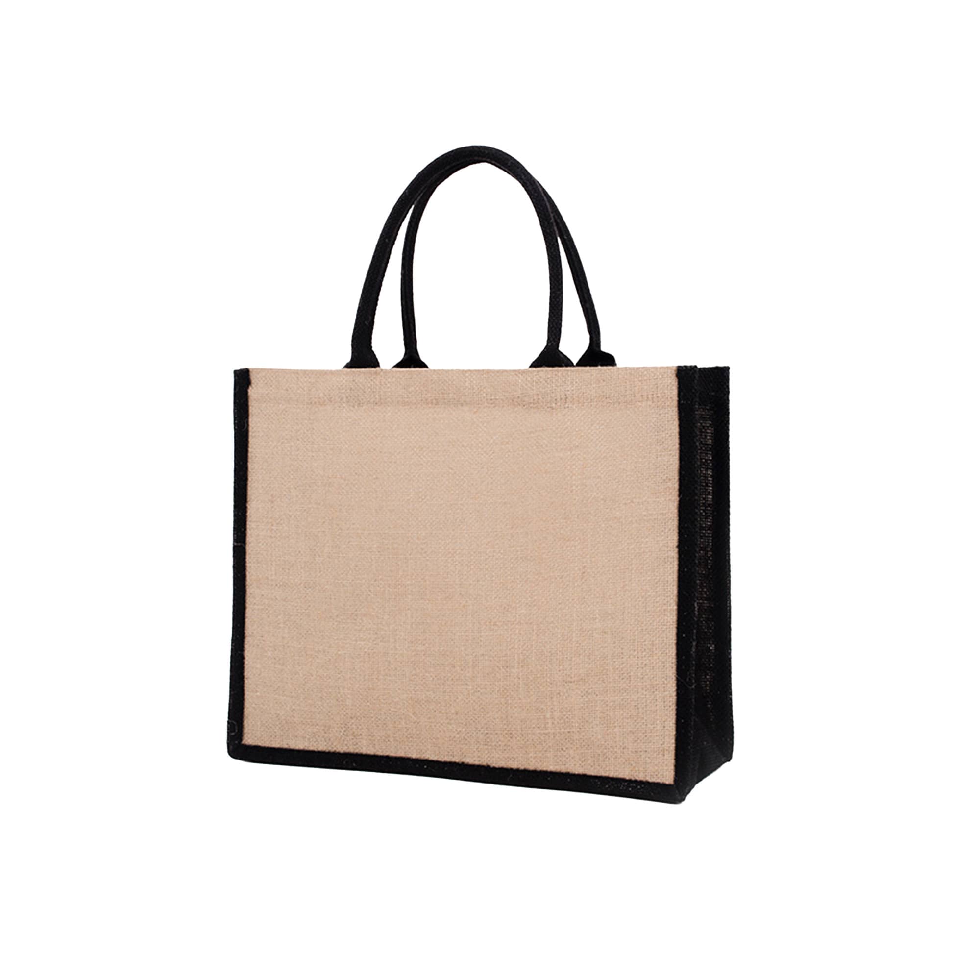 Coloured Jute Tote Bag