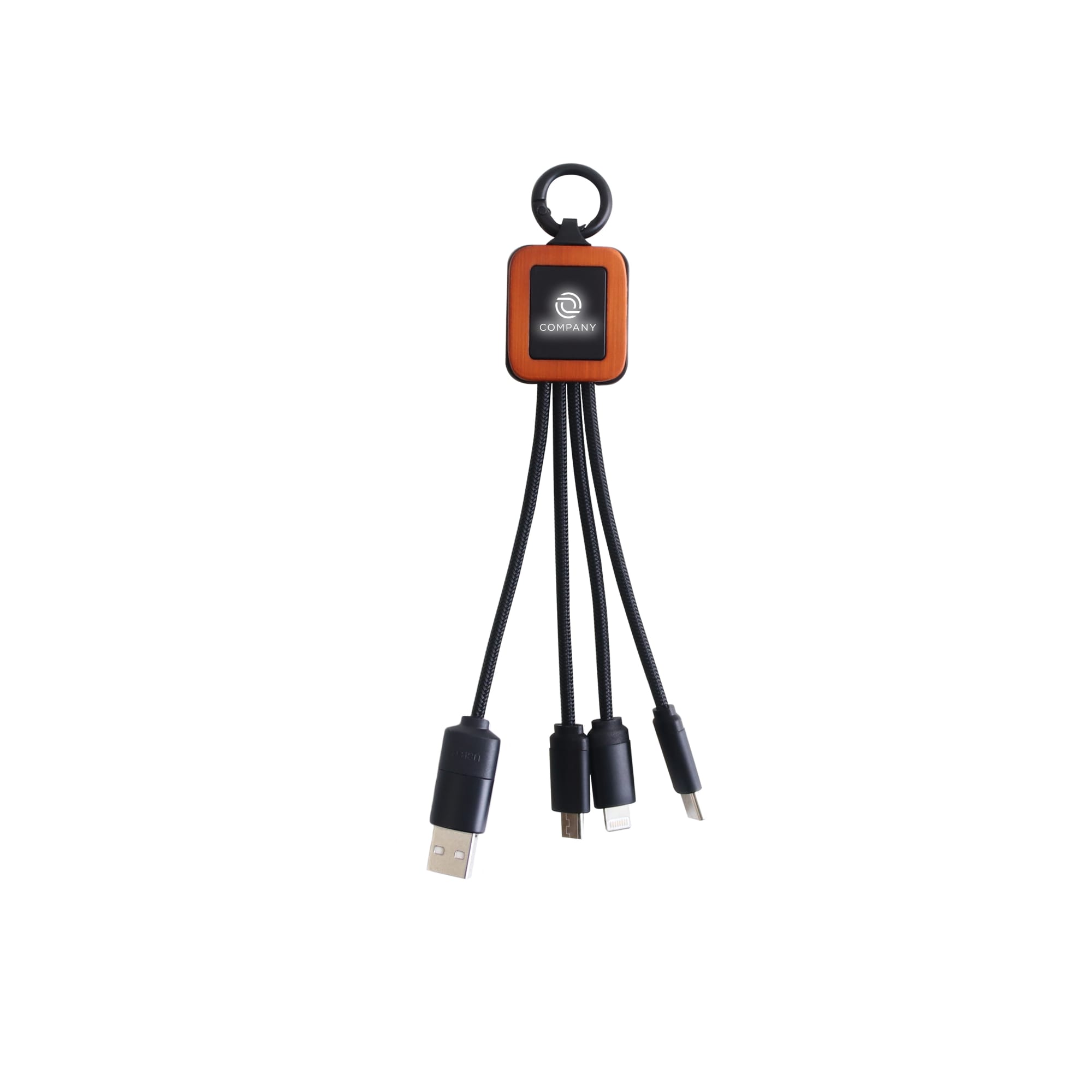 Light Up Charging Cable - Square Shape