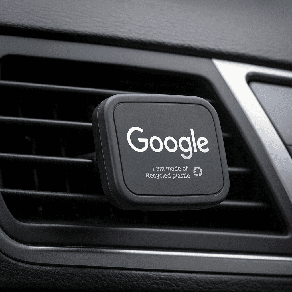 Kozo Universal Magnetic Car Vent Mount - ABS - Black - Rectangle
