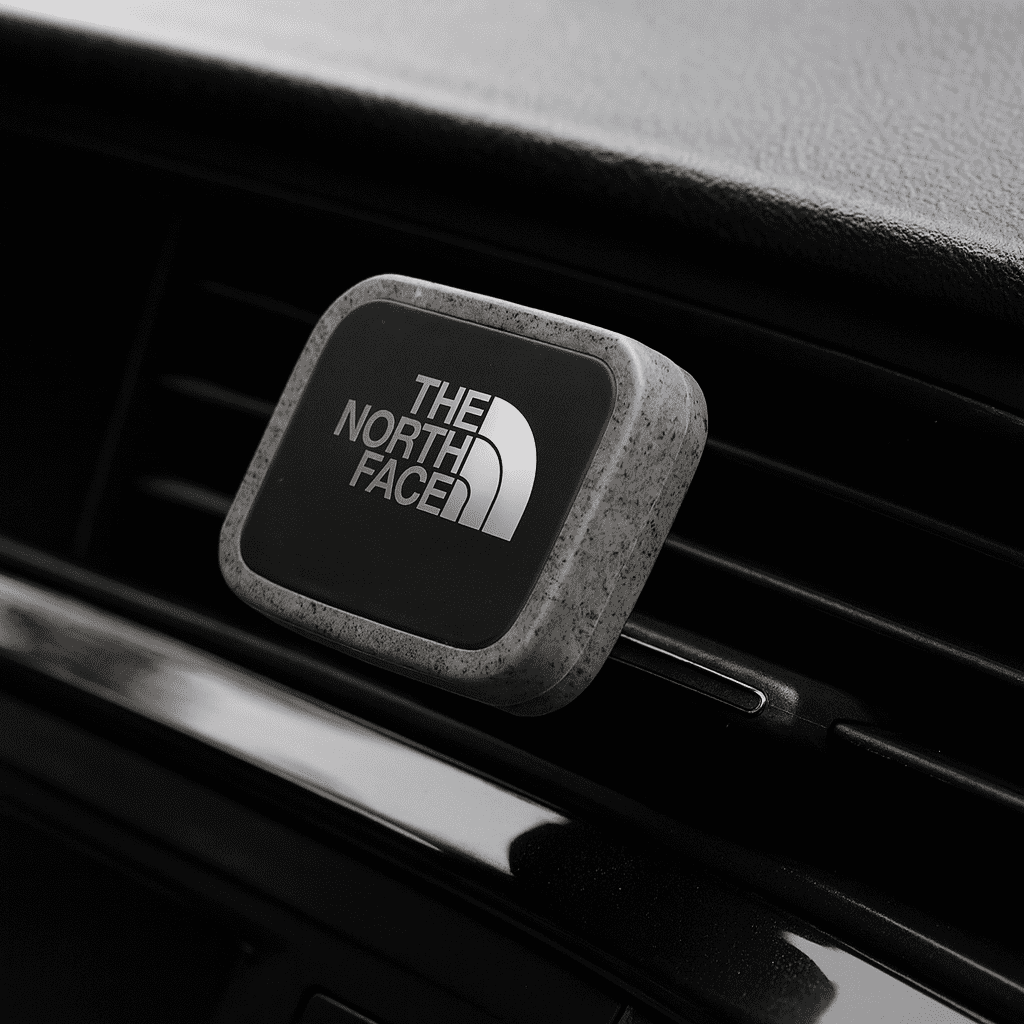Kozo Universal Magnetic Car Vent Mount - ABS - Silver - Rectangle