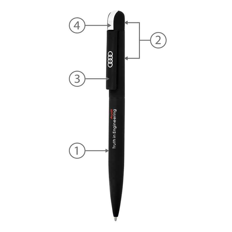 BND62 FOLK, TWIST METAL BALL PEN