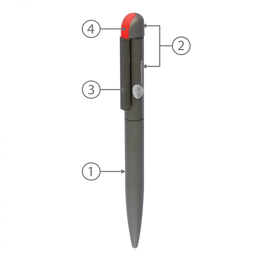 BND62 FOLK, TWIST METAL BALL PEN