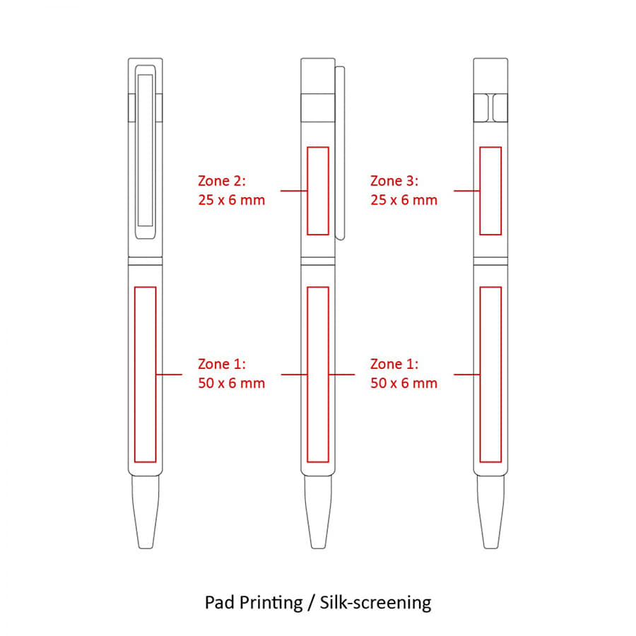 Slim Hex Pens (Custom Made To Order - BND70XL)