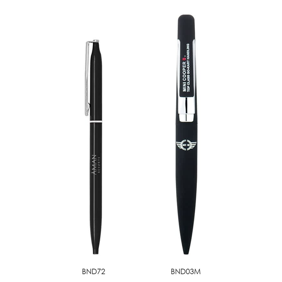 BND72 GLAD, THIN TWIST METAL BALL PEN