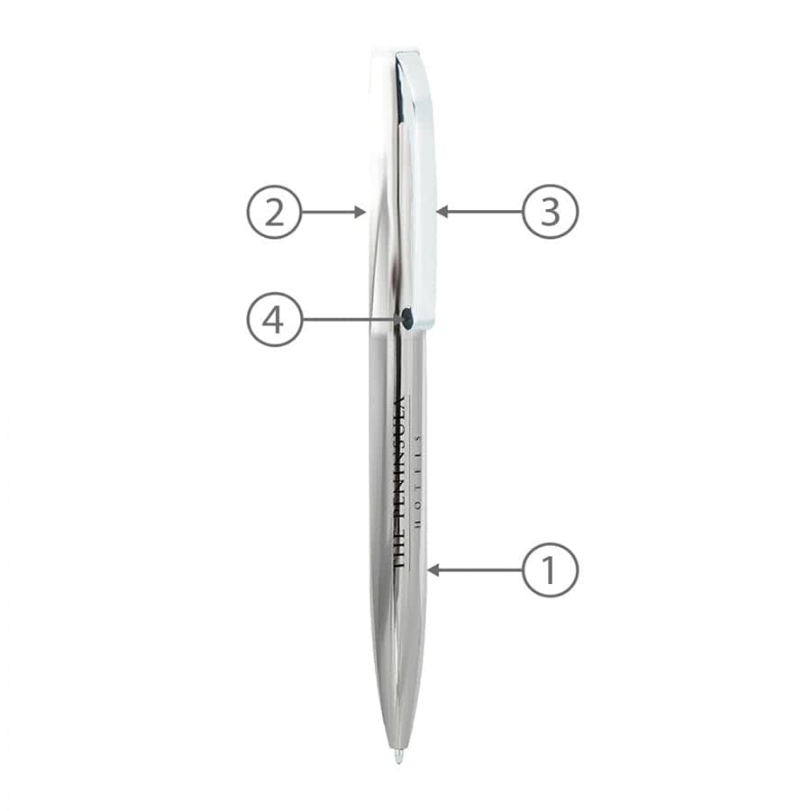 BND75 CLAW, TWIST METAL BALL PEN