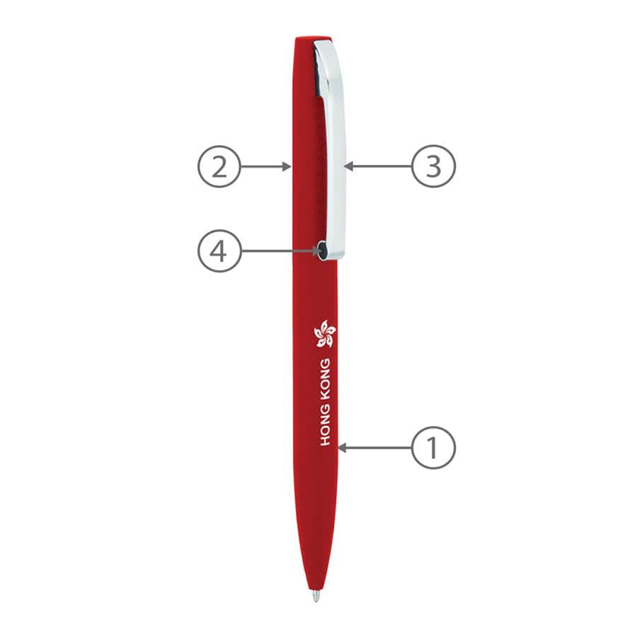 BND75 CLAW, TWIST METAL BALL PEN