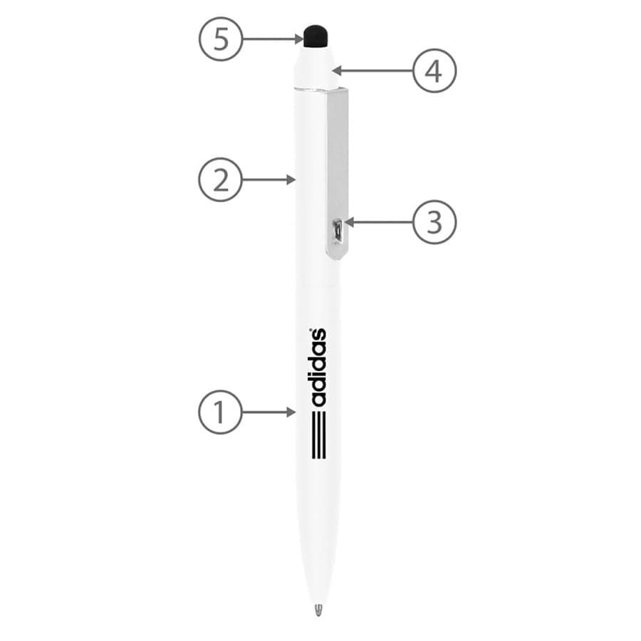 BND76S JOT, STYLUS, TWIST METAL BALLPEN