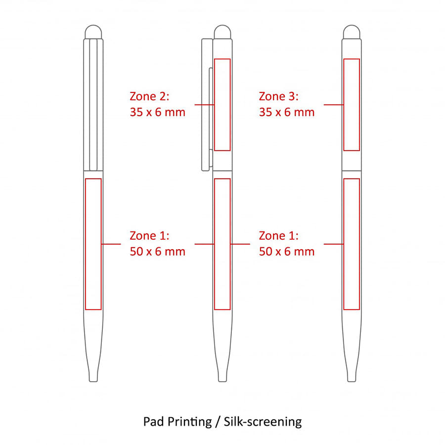 BND78S SARI STYLUS, THIN TWIST METAL BALL PEN
