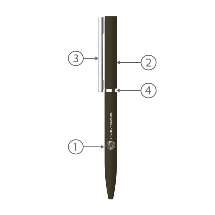 BND78XL, TWIST METAL BALL PEN