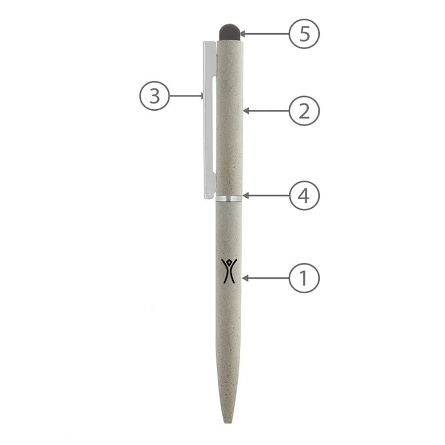 BND78XLS SARI STYLUS TWIST METAL BALL PEN