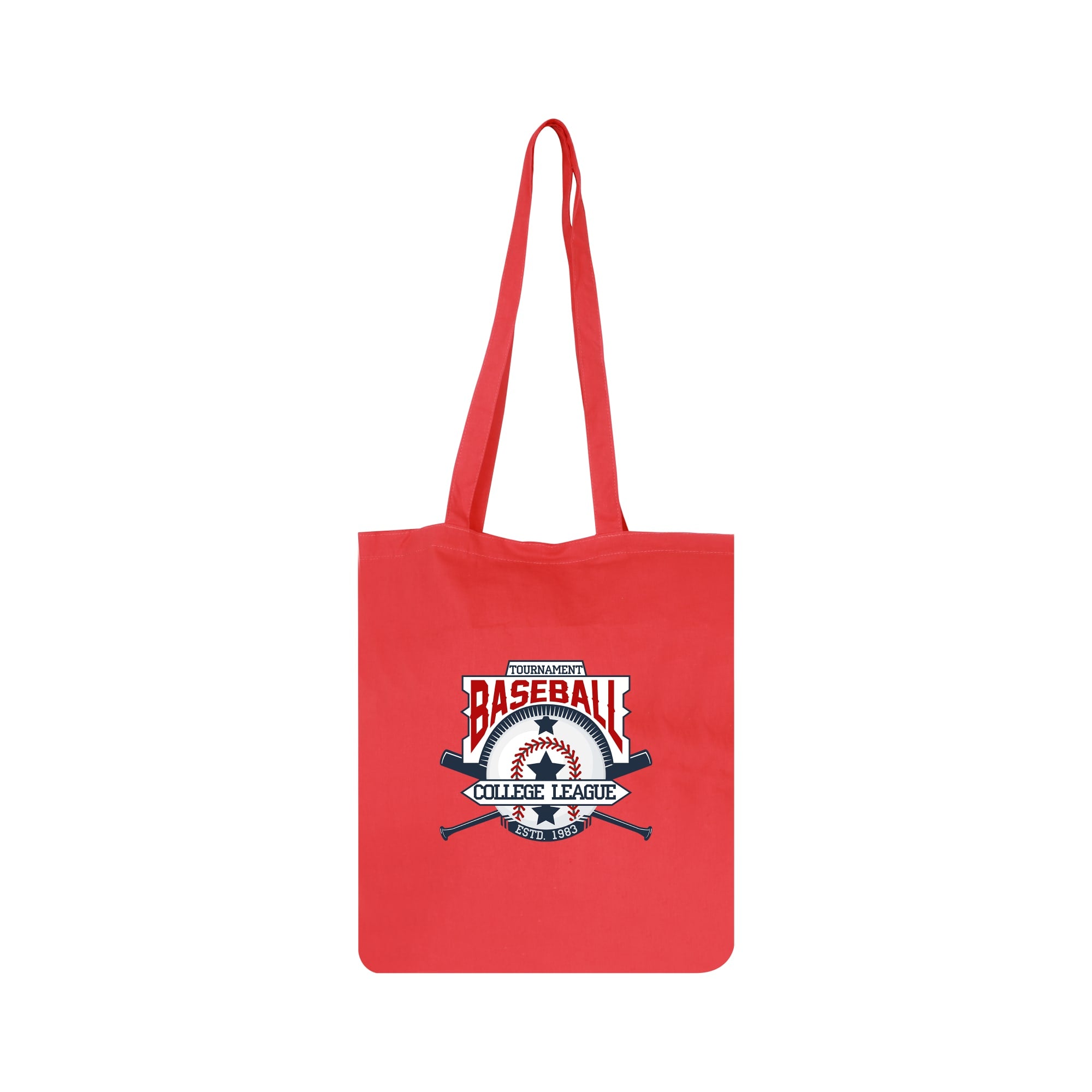 140gsm Coloured Long Handle Cotton Bag