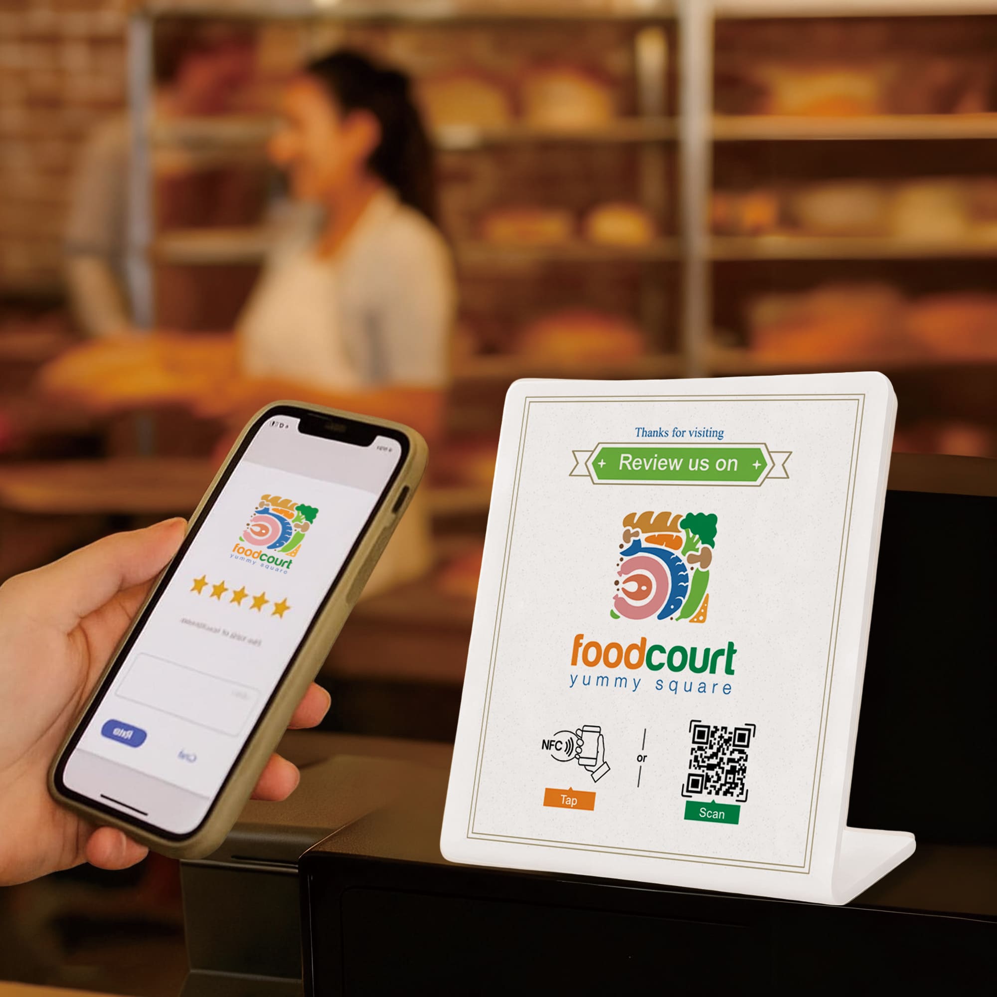 NFC Review Stand