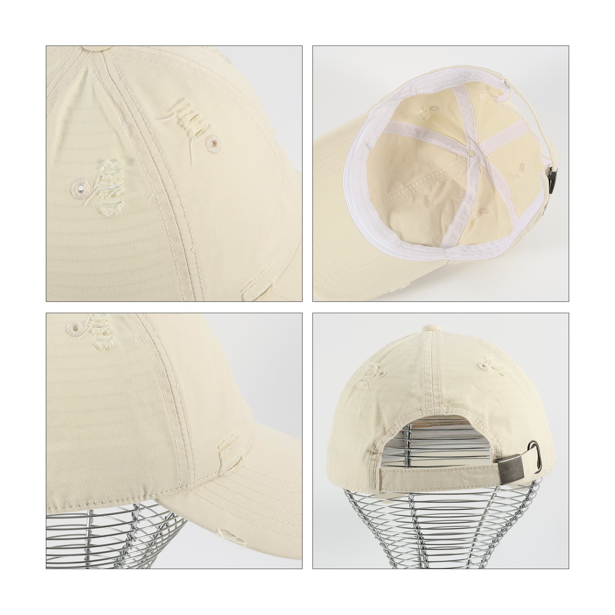 6 Panel Vintage Baseball Cap