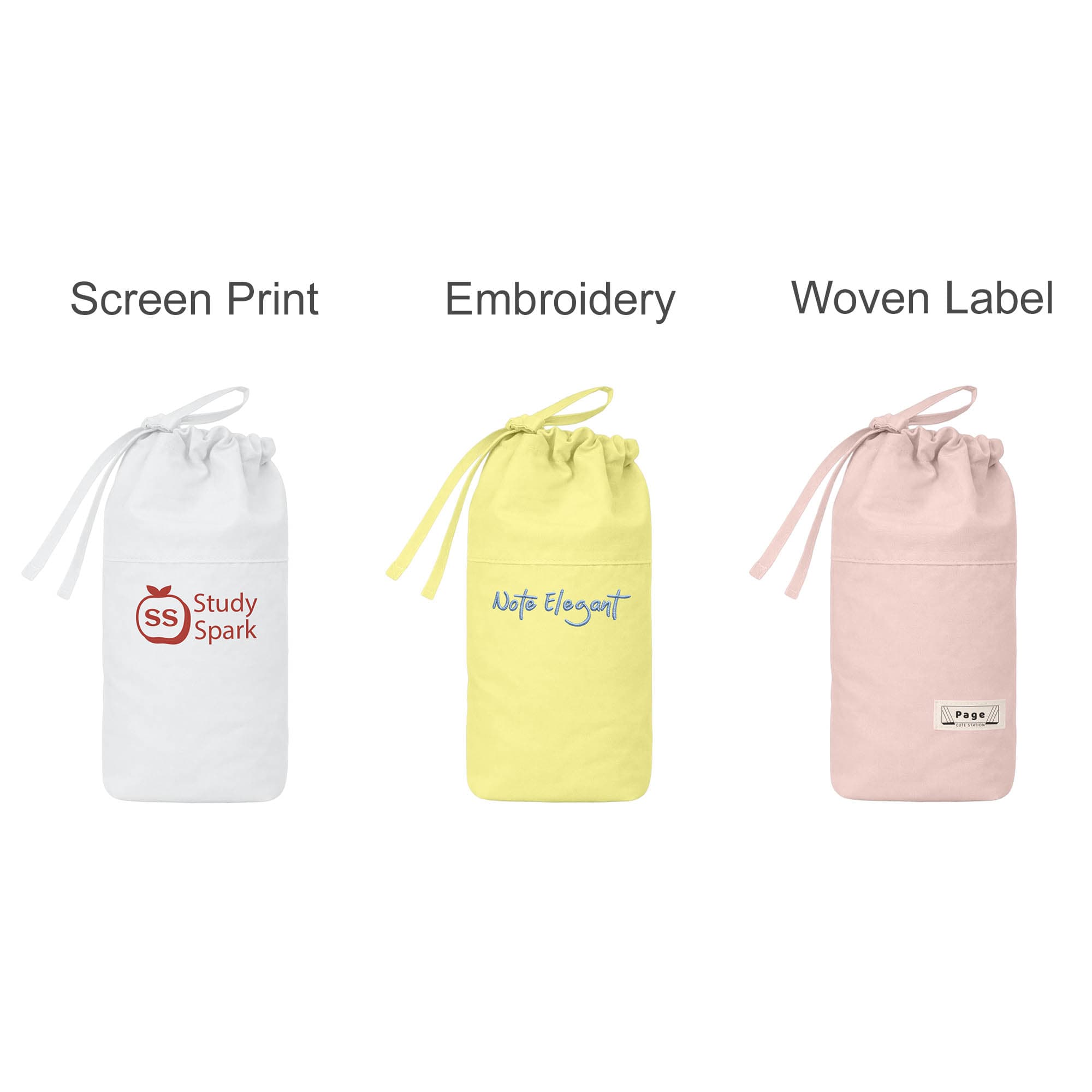 Foldable Drawstring Pencil Case